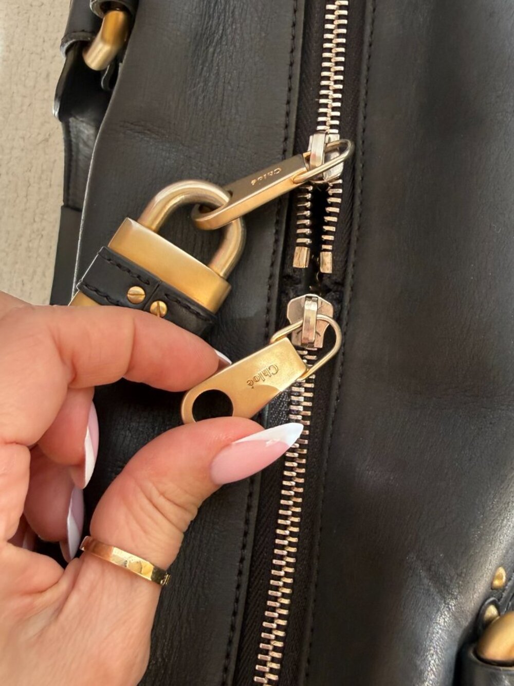CHLOE Paddington leather satchel - Picture 6 of 15
